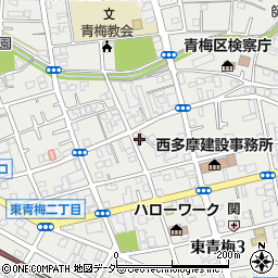 東京都青梅市東青梅3丁目14-1周辺の地図