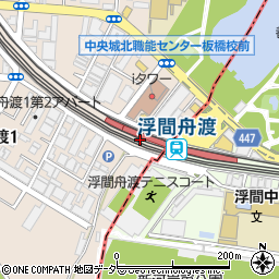 東京都板橋区舟渡1丁目11周辺の地図