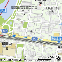 東京都北区浮間2丁目24-11周辺の地図