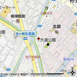 千葉県松戸市古ケ崎872周辺の地図