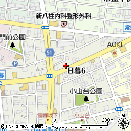 千葉県松戸市日暮6丁目65周辺の地図