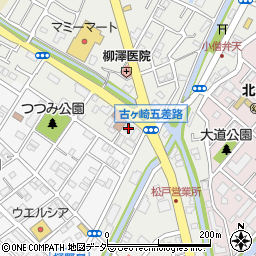 千葉県松戸市古ケ崎68周辺の地図
