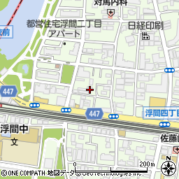 東京都北区浮間2丁目24周辺の地図