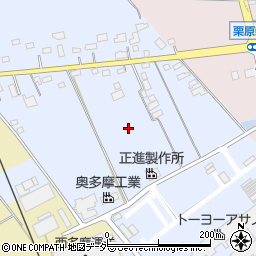 東京都瑞穂町（西多摩郡）富士山栗原新田周辺の地図