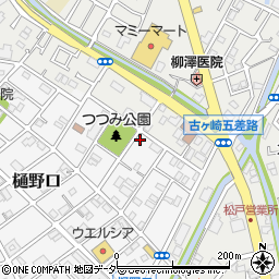 千葉県松戸市樋野口572-5周辺の地図