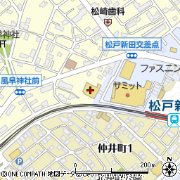クリエイトエス・ディー松戸上本郷店周辺の地図