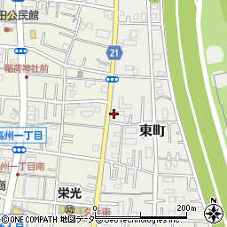 埼玉県三郷市東町92周辺の地図
