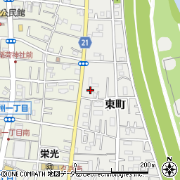 埼玉県三郷市東町93周辺の地図