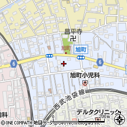 埼玉県所沢市旭町14周辺の地図