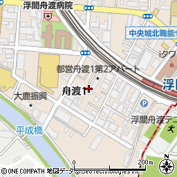 東京都板橋区舟渡1丁目7周辺の地図