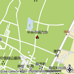 平林寺の雑木林周辺の地図