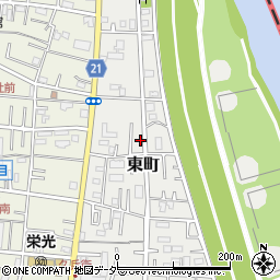埼玉県三郷市東町89周辺の地図