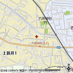 埼玉県所沢市上新井2丁目3周辺の地図