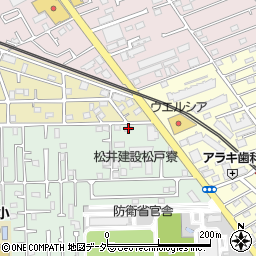 千葉県松戸市松飛台5-2周辺の地図