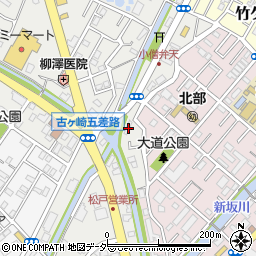 千葉県松戸市古ケ崎871周辺の地図