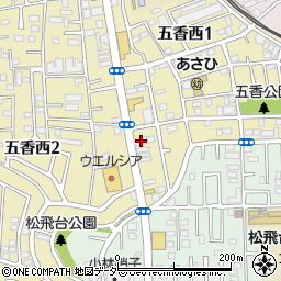 明治安田生命　松飛台営業所周辺の地図