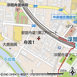 東京都板橋区舟渡1丁目7-21周辺の地図