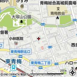 東京都青梅市東青梅2丁目21-33周辺の地図