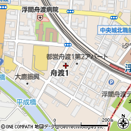 東京都板橋区舟渡1丁目7-13周辺の地図