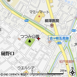 千葉県松戸市古ケ崎62周辺の地図