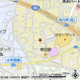 埼玉県所沢市小手指台19-9周辺の地図