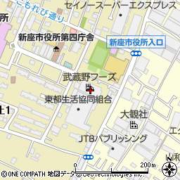 武蔵野フーズ周辺の地図