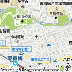 東京都青梅市東青梅2丁目21-39周辺の地図