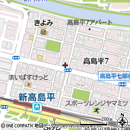 ファミリーマート板橋高島平七丁目店周辺の地図