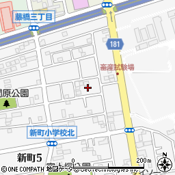 東京都青梅市新町5丁目38周辺の地図