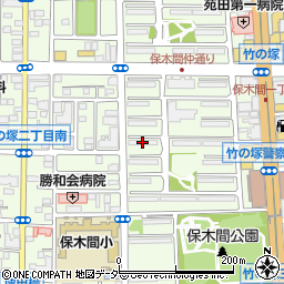 竹の塚第１団地１５号棟周辺の地図