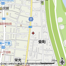 埼玉県三郷市東町91周辺の地図