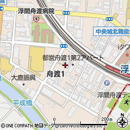 東京都板橋区舟渡1丁目7-14周辺の地図