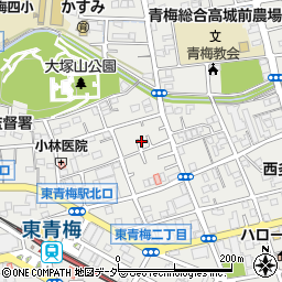 東京都青梅市東青梅2丁目21-34周辺の地図