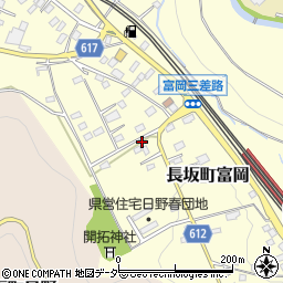 山梨県北杜市長坂町富岡126周辺の地図