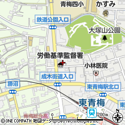 東京都青梅市東青梅2丁目6-15周辺の地図