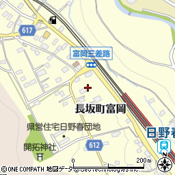 山梨県北杜市長坂町富岡3273周辺の地図