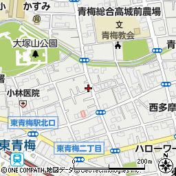東京都青梅市東青梅2丁目21-59周辺の地図