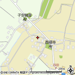 千葉県白井市谷田524周辺の地図