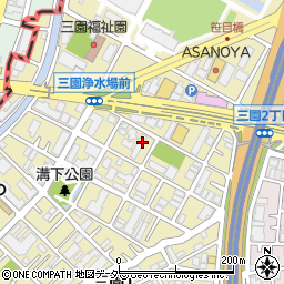 東京都板橋区三園周辺の地図