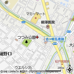 千葉県松戸市古ケ崎63周辺の地図