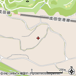 千葉県成田市長田周辺の地図