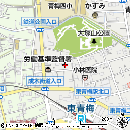 東京都青梅市東青梅2丁目6-20周辺の地図