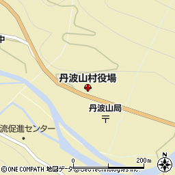 丹波山村役場周辺の地図