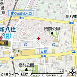 千葉県松戸市日暮401-2周辺の地図