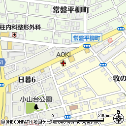 ＡＯＫＩ松戸八柱店周辺の地図