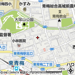 東京都青梅市東青梅2丁目21-18周辺の地図