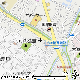 千葉県松戸市古ケ崎64周辺の地図
