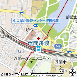 東京都板橋区舟渡1丁目12周辺の地図