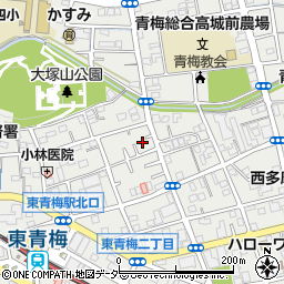東京都青梅市東青梅2丁目21-50周辺の地図