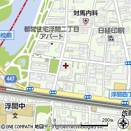 東京都北区浮間2丁目24-17周辺の地図